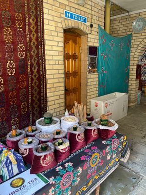  at Silk Road Tea House in Bukhara