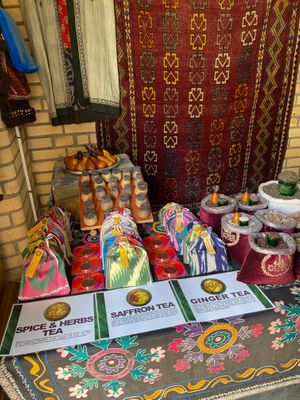  at Silk Road Tea House in Bukhara