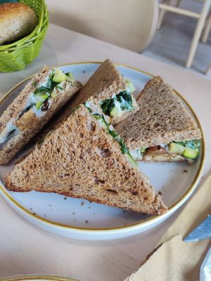 Sandwich at Dispensa Cucina Vegana in Brescia