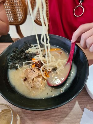 Miso ramen at LiuJia Kitchen in Tangerang