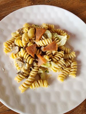 Fussili cream cheese at LiuJia Kitchen in Tangerang