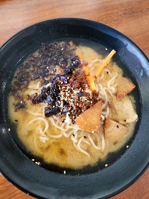 Miso ramen at LiuJia Kitchen in Tangerang