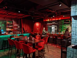 Inside of SIN Ramen. at SIN in Stockholm