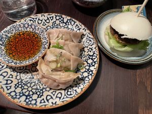 Dumplings and bao  at SIN in Stockholm