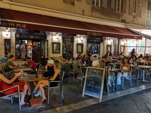 Outside of Ma Nolan's Irish Pub. at Ma Nolan's Irish Pub in Nice