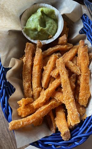 Süßkartoffelfritten  at Enchilada in Leipzig