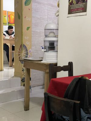 You can fill your water  at Delicias Naturales in Pereira