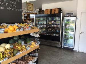 inside - fruit & veg at Mercearia Bio in Portimao