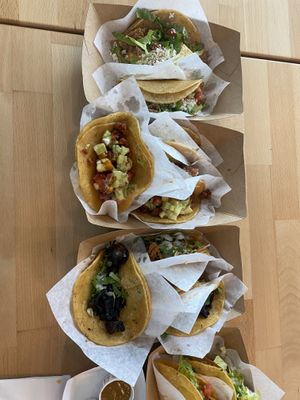 2$ taco Tuesday special !! #Veganuary at Tacotarian - Blue Diamond Rd in Las Vegas