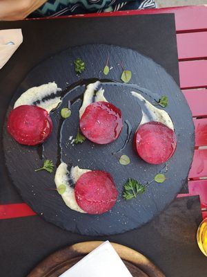 Red Beet at Origami in La Spezia