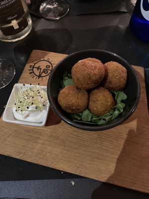 Falafel at Origami in La Spezia