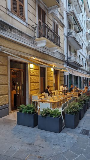 Outside at Origami in La Spezia