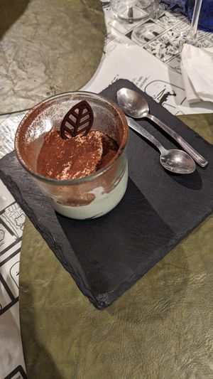 Tiramisu at Origami in La Spezia