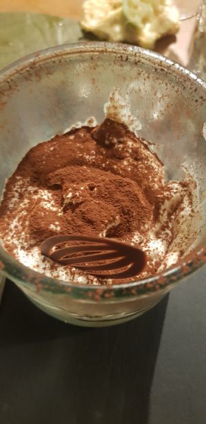 Tiramisu at Origami in La Spezia