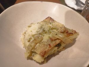 Lasagne at Origami in La Spezia