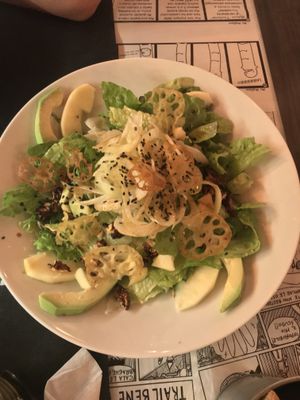 Tasty salat at Origami in La Spezia