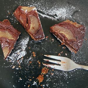 best chocolate cake (crostini) ever! at Origami in La Spezia