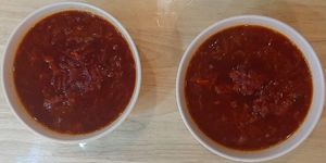 Borsch at The Oneness Fountain Heart Vegan/Vegetarian Cafe in Ulaanbaatar