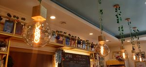  at The Oneness Fountain Heart Vegan/Vegetarian Cafe in Ulaanbaatar