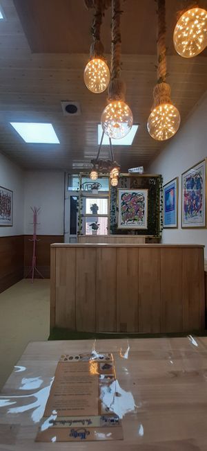  at The Oneness Fountain Heart Vegan/Vegetarian Cafe in Ulaanbaatar