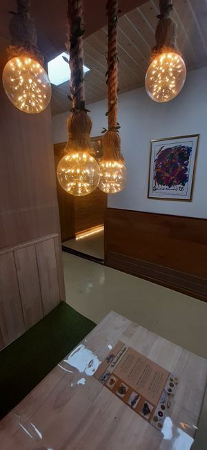  at The Oneness Fountain Heart Vegan/Vegetarian Cafe in Ulaanbaatar