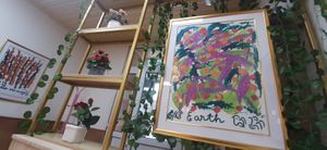  at The Oneness Fountain Heart Vegan/Vegetarian Cafe in Ulaanbaatar