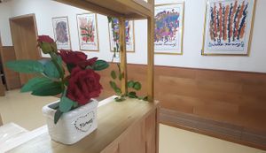  at The Oneness Fountain Heart Vegan/Vegetarian Cafe in Ulaanbaatar