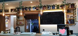  at The Oneness Fountain Heart Vegan/Vegetarian Cafe in Ulaanbaatar