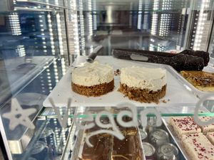 Vegan cheesecakes  at 16 Below in Aberdeen