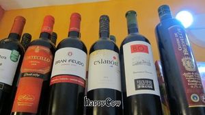 El Piano's wine selection
 at El Piano - Malaga in Malaga