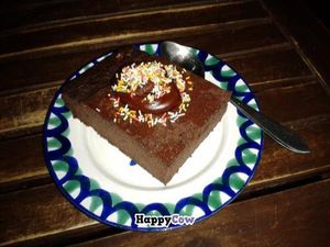 Gluten free brownie at El Piano - Malaga in Malaga