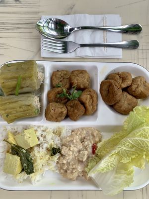 Selection from the buffet   at Grand Vegan แกรนด์วีแกน in Bangkok