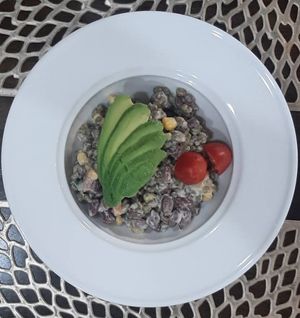 Шошны салат
Bean salad at Agnista Restaurant - Lagshan Center in Ulaanbaatar