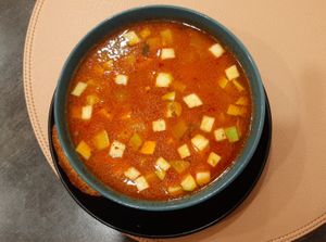 "Agnista" soup at Agnista Restaurant - Lagshan Center in Ulaanbaatar