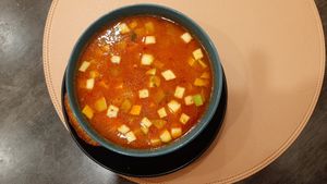 "Agnista" soup at Agnista Restaurant - Lagshan Center in Ulaanbaatar