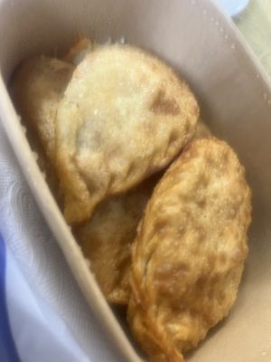 Vegan khuushur  at Agnista Restaurant - Lagshan Center in Ulaanbaatar