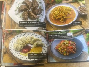 Menu choices  at Agnista Restaurant - Lagshan Center in Ulaanbaatar