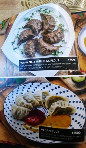 The menu at Agnista Restaurant - Lagshan Center in Ulaanbaatar