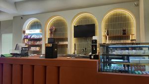 The new interior at Agnista Restaurant - Lagshan Center in Ulaanbaatar