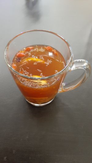 Tea at Agnista Restaurant - Lagshan Center in Ulaanbaatar