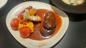 Agnista steak at Agnista Restaurant - Lagshan Center in Ulaanbaatar