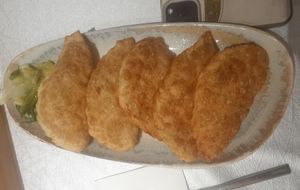 Kuushuur at Agnista Restaurant - Lagshan Center in Ulaanbaatar