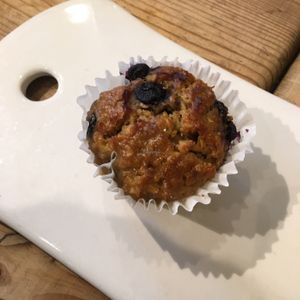Vegan Blueberry Muffin at Le Pain Quotidien in Santa Monica