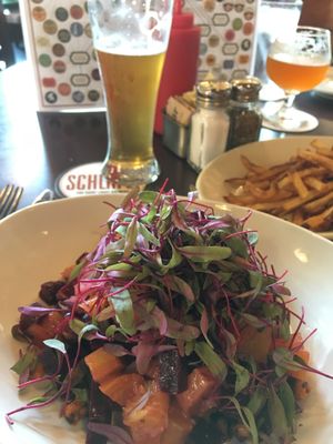 beet salad  at Schlafly Tap Room in St Louis