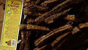 Without exaggerating, the pizzles from hundsfutter are probably the healthiest thing you can give your dog. They are also great fun for the dogs to chew and the recipe tastes great at hundsfutter in Madrid