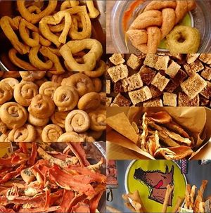 Snacks y nutrición natural, saludable, rico para perros. Muy adaptado para perros con alergias porque no contienen aditivos, ni conservantes, ni pollo, ni cerdo,. Son veganos. at hundsfutter in Madrid