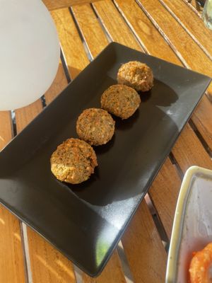 Falafel  at Can Jaume Beach Bar in Ibiza