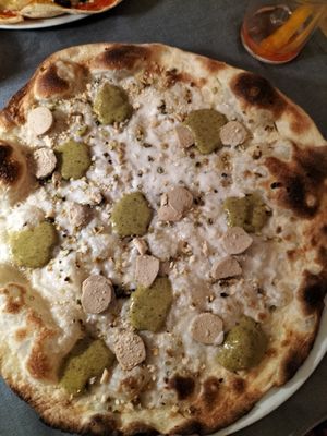 My friend's pizza at Pizzeria Daniela in Montebelluna