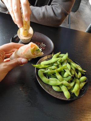 Spring rolls at Taiyo Sushi Bar in Pforzheim