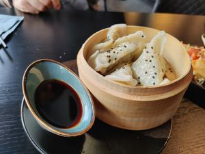 Gyozas at Taiyo Sushi Bar in Pforzheim